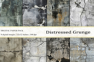 Distressed Grunge Digital Papers