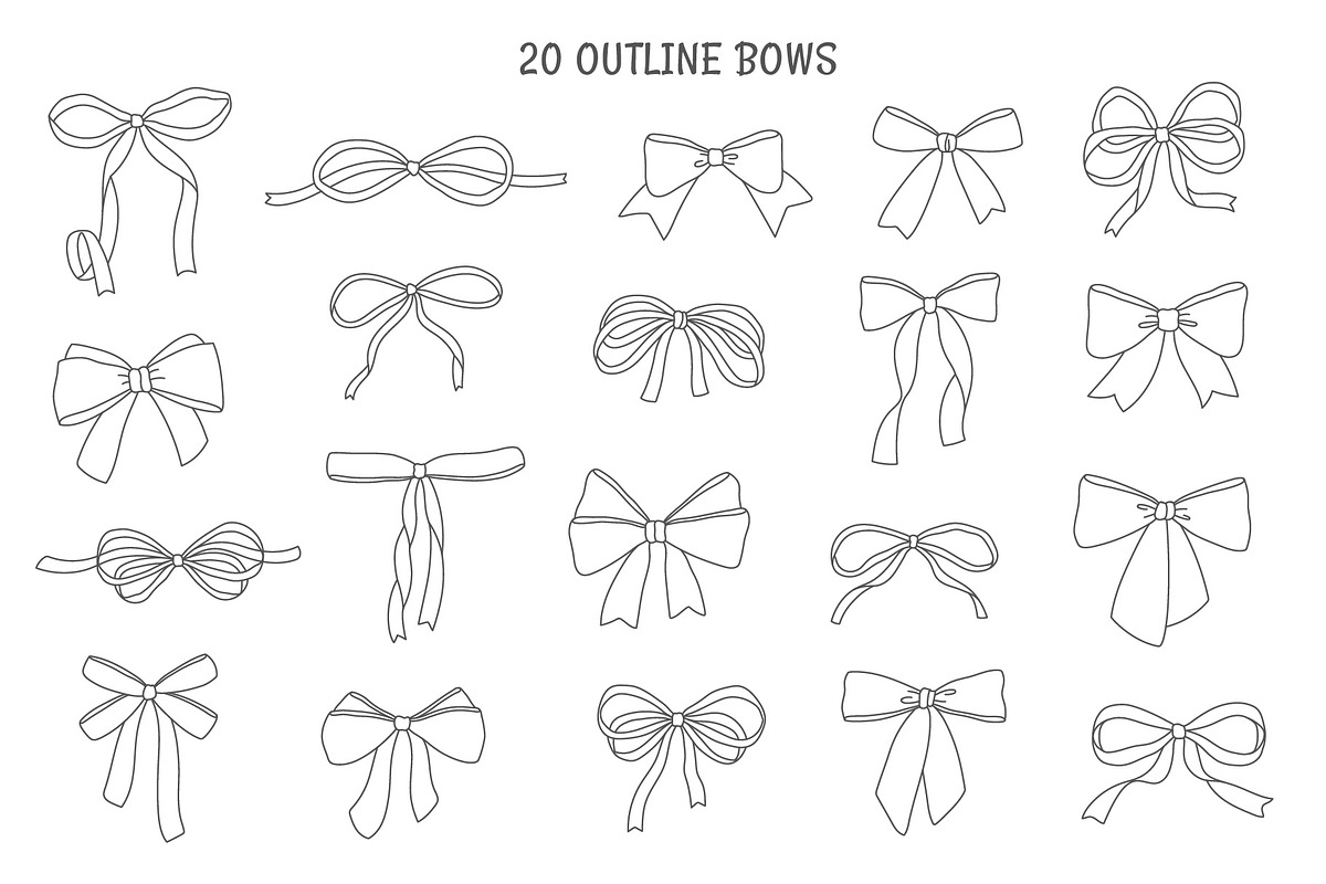 Bows and Frames Collection, a Decorative Illustration by yarynabo (Photo 3 of 15)