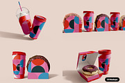 Coffee Cup Packaging Mockup Set, a Cups & Container Mockup by Mego-studio (Thumbnail 2 of 8)