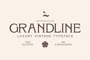 Grandline - Classy Luxury Typeface, a Serif Font by HipFonts (Thumbnail 2 of 9)