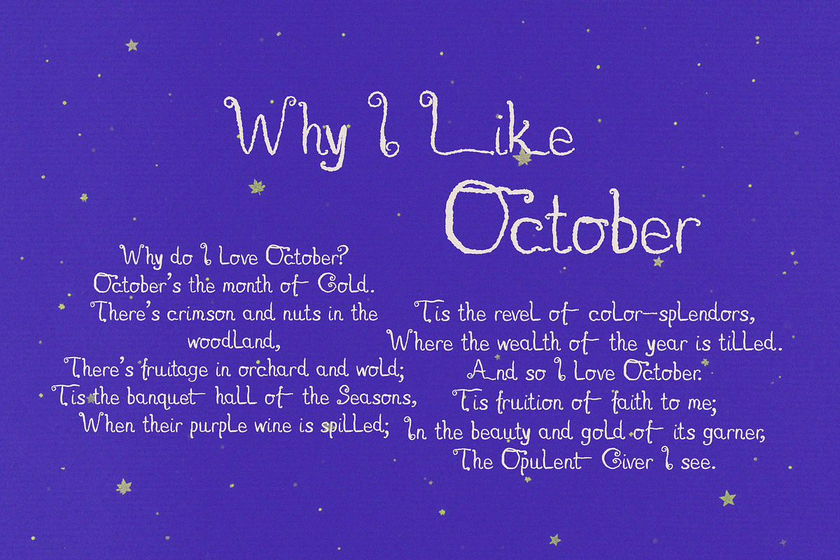 Geranium - Whimsical Hand‑Drawn Font, a Handwritten Font by Lilithcollageart (Photo 4 of 9)