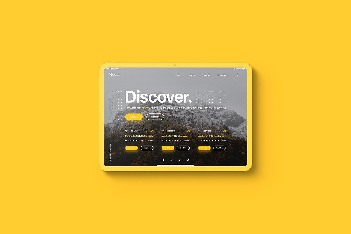 iPad Pro 11 - 21 Clay Mockups, an iPad Mockup by Asylab (Photo 35 of 56)