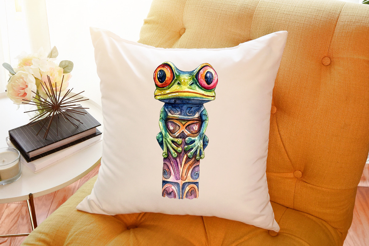 Cute Totem Pole High Clipart, an Illustration by Sublimation Artist (Photo 6 of 6)
