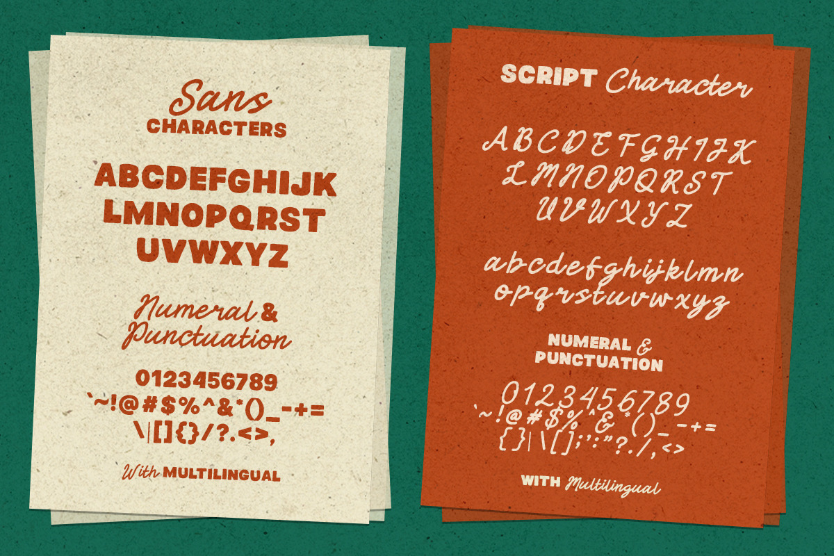 Campino Holiday - Handmade Font Duo, a Sans Serif Font by Bale Type (Photo 12 of 12)