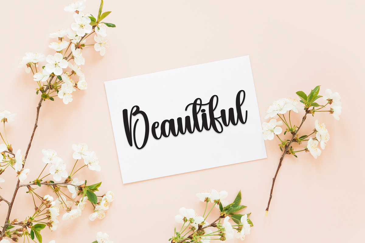 Bulky | Script Font, a Handwritten Font by Scratchones (Photo 9 of 9)