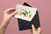 Houseplants, cat and butterflies, an Illustration by WinWinFolly (Thumbnail 2 of 2)