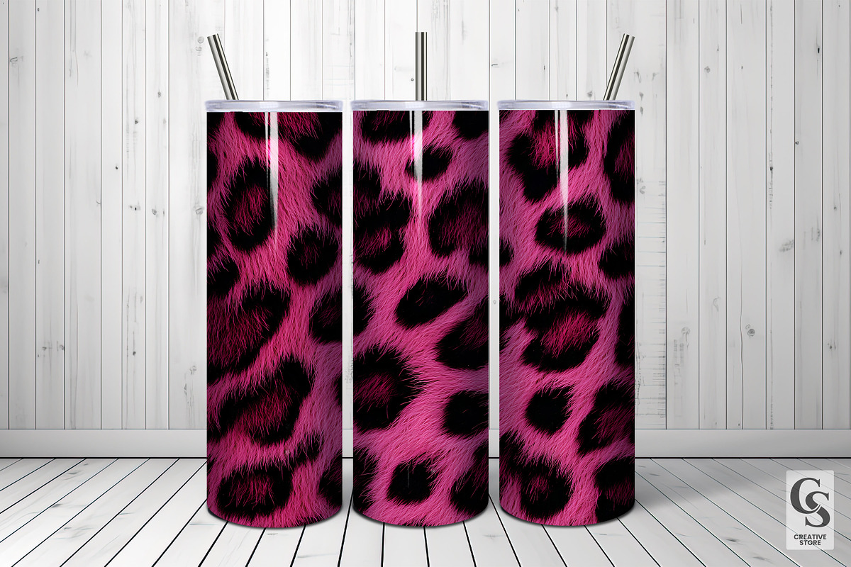 Hot Pink Leopard Fur Digital Papers, a Pattern Graphic by Creative Store (Photo 4 of 5)
