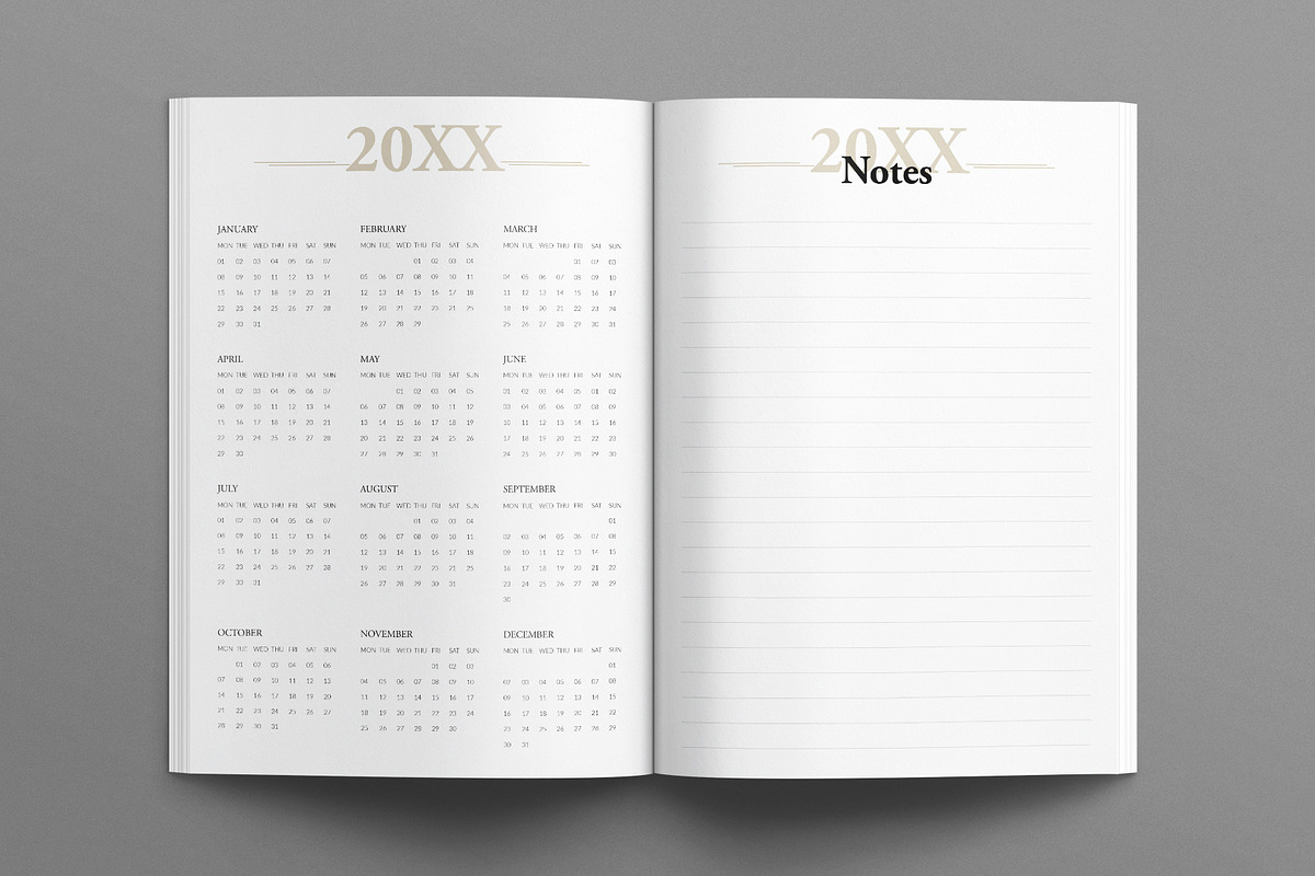 Planner Template, a Brochure Template by E-Type (Photo 6 of 7)