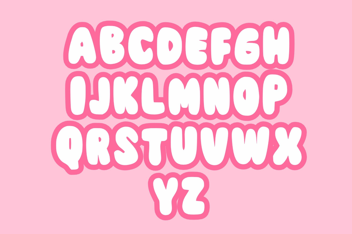Love Baby, a Handwritten Font by Fourteen Letter (Photo 4 of 5)
