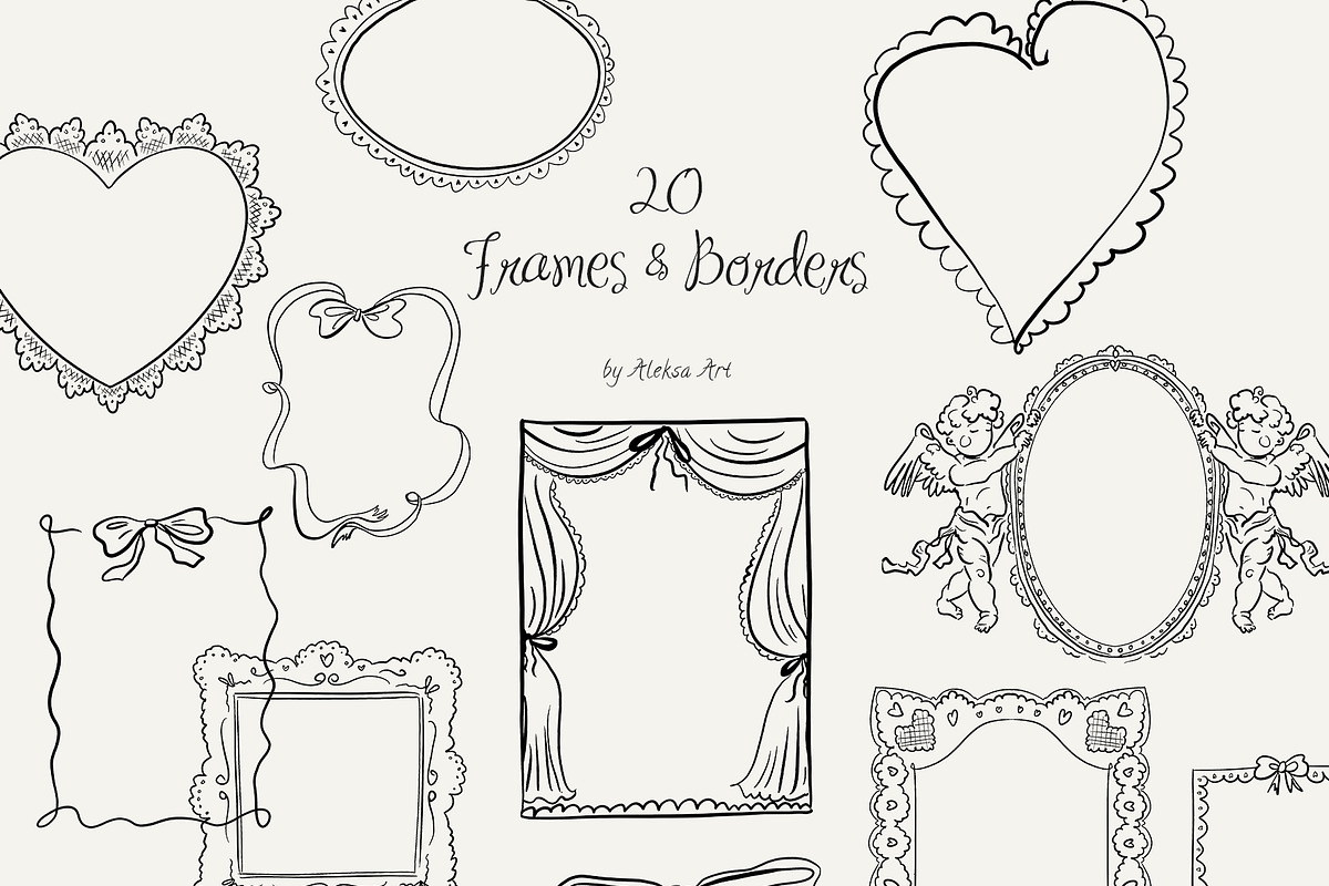 Hand-Drawn Love Doodles, an Object Graphic by AleksaArt (Photo 10 of 15)
