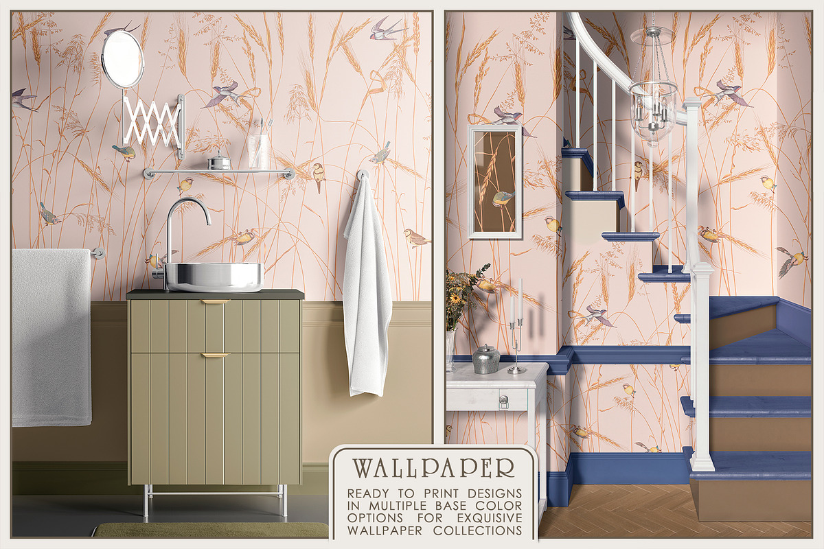 Fresco collection Wheat Serenade, a Wallpaper Graphic by Natalia0307 (Photo 8 of 14)