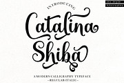 Catalina Shiba, a Script Font by Suza Studio (Thumbnail 1 of 8)