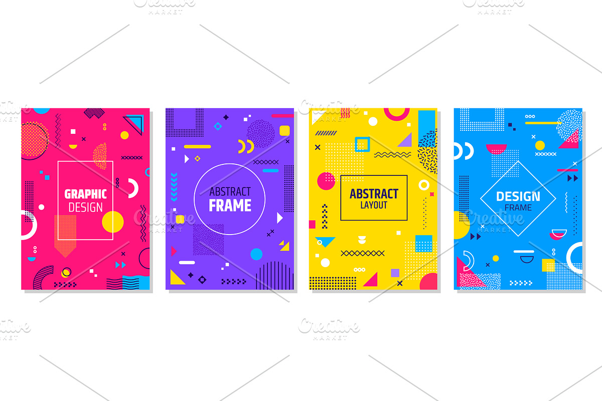 Abstract business posters, a Decorative Illustration by Vector Tradition