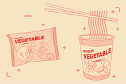 Korean Food Vector Illustrations, a Food Illustration by TheFoodAtlas (Thumbnail 20 of 22)