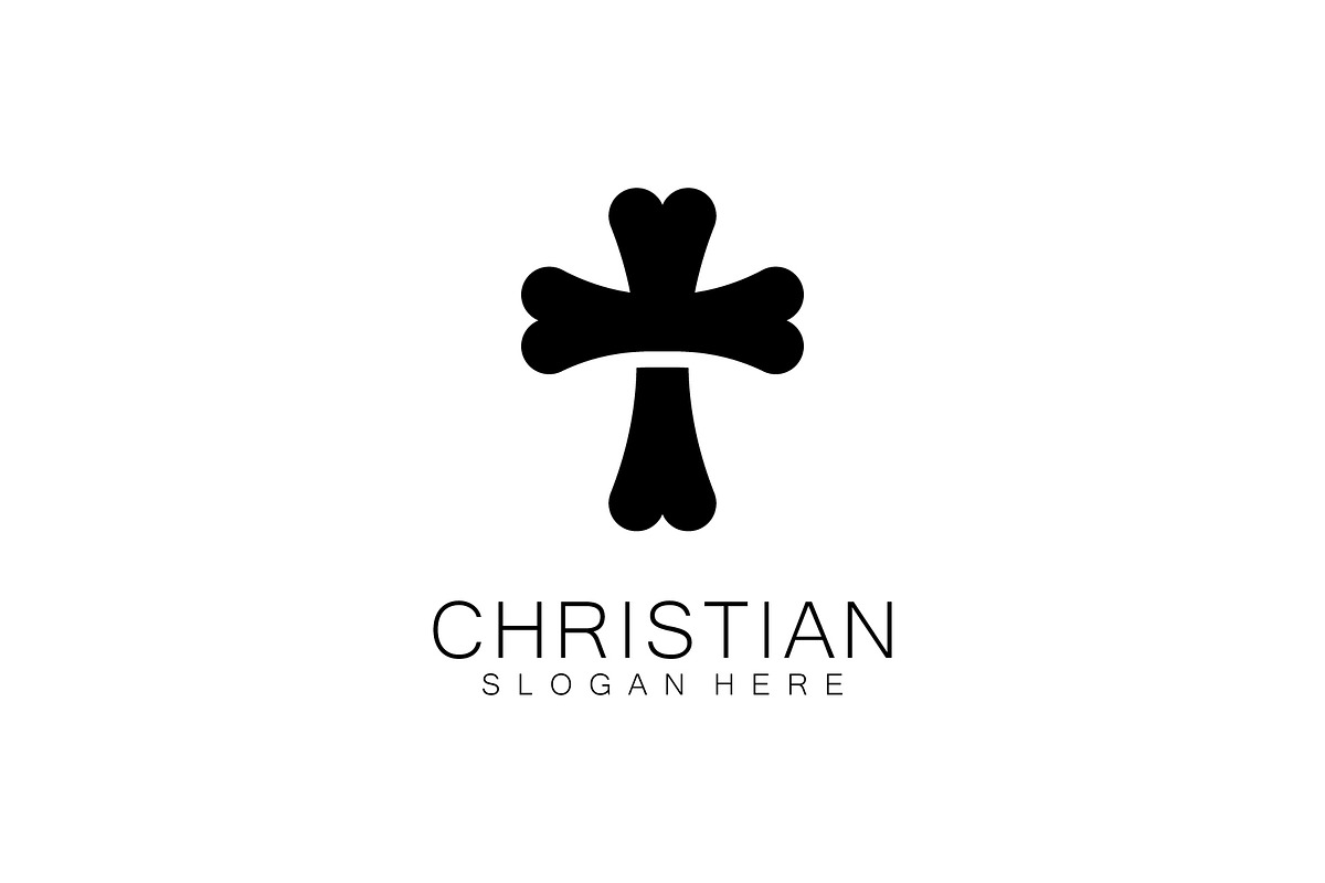 Christian Church logo creative Cross, a Graphic by T.Vooka (Photo 2 of 3)