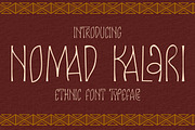 Nomad Kalari, a Handwritten Font by Get Studio (Thumbnail 1 of 13)