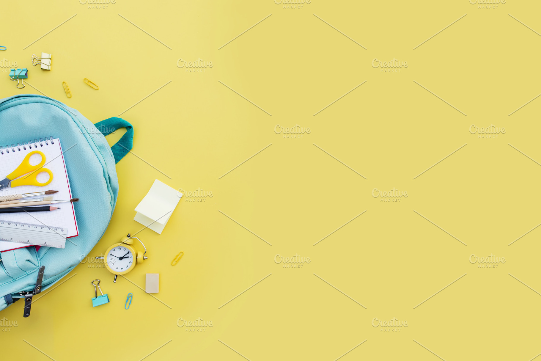 Back to school conceptual flat lay, a School & Education Photo by Lenor4ik