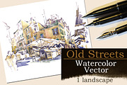 Old town marketplace., a Texture Illustration by Penndpaper (Thumbnail 1 of 2)