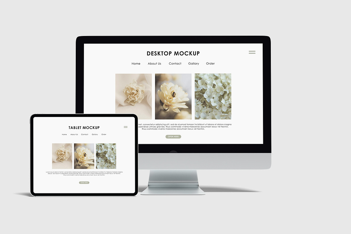 Multi Device Responsive Mockup, an iPad Mockup by Graphicbars (Photo 21 of 23)