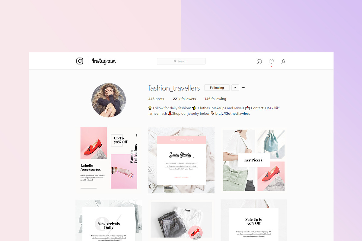 Briley Social Media Pack, a Social Media Template by Crevo Studio (Photo 3 of 8)