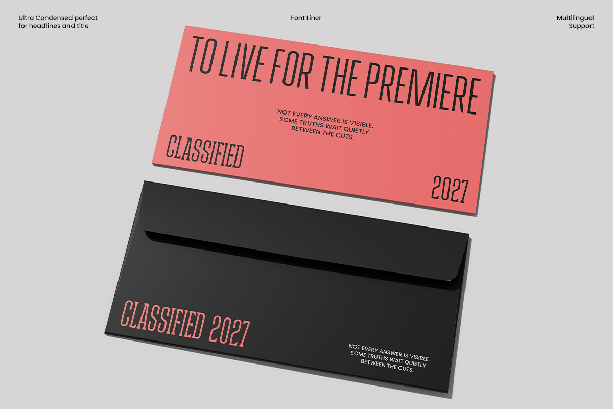 Ultra Condensed Duo Font - Wackers, a Serif Font by Font Liner (Photo 8 of 10)