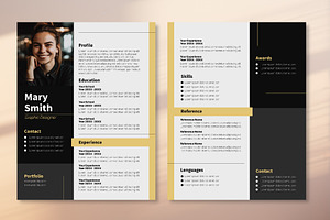 Elegant Professional Resume CV, a Templates & Theme by studiogstock
