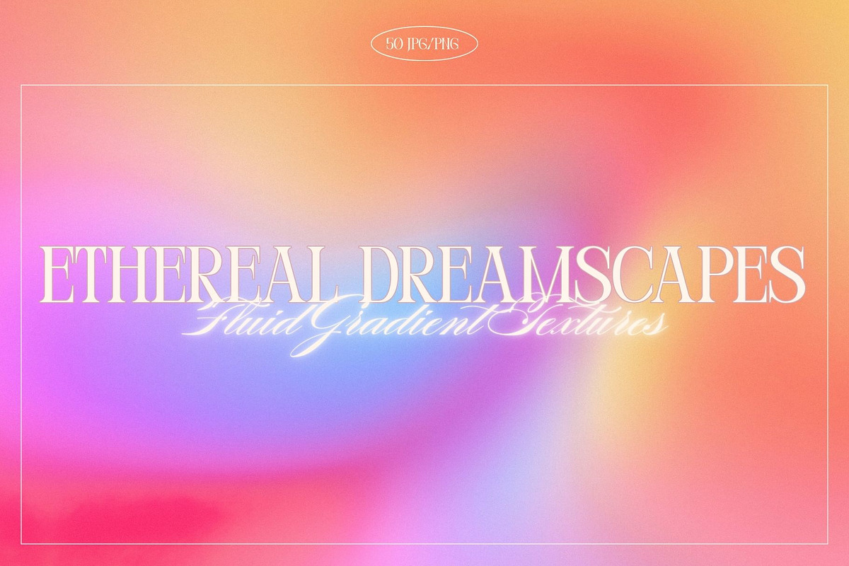 Ethereal Dreamscapes Fluid Gradient, a Background Graphic by Anzhelika (Photo 1 of 9)