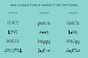 Randomly Ransom Display Font, a Handwritten Font by Beck McCormick (Thumbnail 4 of 10)