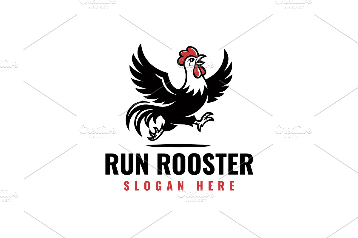 Run Rooster Logo, a Branding & Logo Template by Pixes (Photo 1 of 2)
