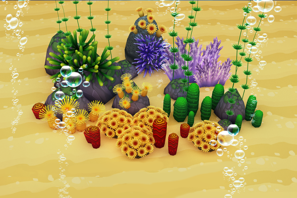 Coral Forest - Seaweed Valley, an Environmental 3D Model by Souchenki (Photo 10 of 16)
