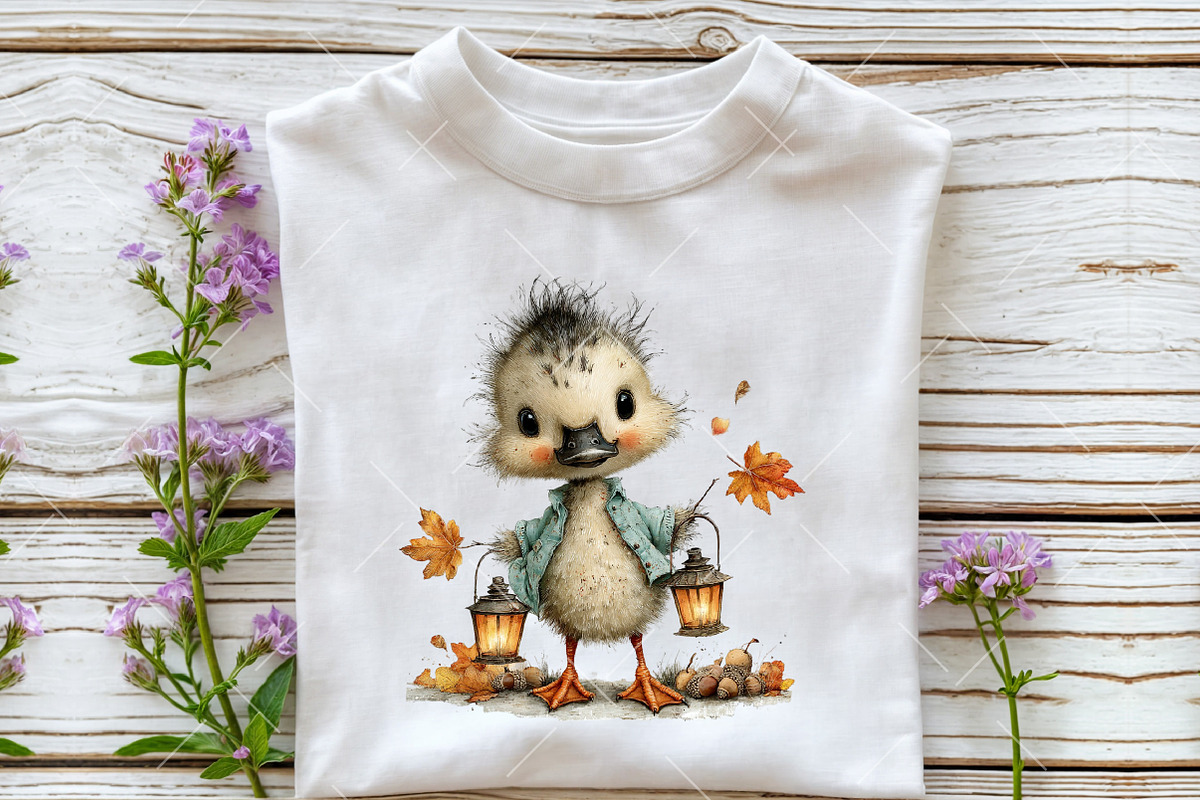 Whimsical Duck PNG Clipart, a Seasonal Illustration by OK Design (Photo 5 of 6)