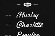 Hurley 1967 Family, a Script Font by RKS-Studio (Thumbnail 10 of 16)