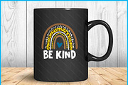 Be Kind Rainbow Anti Bullying SVG, a Graphic by Creativeusart (Thumbnail 3 of 4)