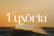 Luxoria - Classy Retro Serif Font, a Serif Font by Flawless And Co (Thumbnail 1 of 10)