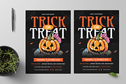 Trick Or Treat Halloween Flyer, a Flyer Template by Annora Studio (Thumbnail 2 of 5)
