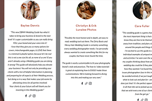 Customizable Wedding Guide - Playful