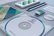 -75% Retro Corporate Identity, a Stationery Template by Marvel (Thumbnail 3 of 5)