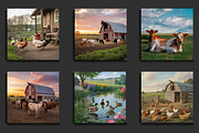Farm Animal Life Background, a Background Graphic by protabsorkar11 (Thumbnail 8 of 8)