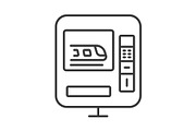 Vending machine line icon, an Outline Icon by ElineDesign (Thumbnail 3 of 3)