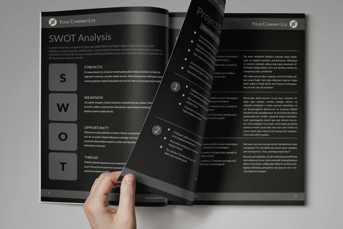 Company Business Proposal, a Stationery Template by voryu (Photo 5 of 5)
