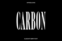 Carbon - Modern Serif Font