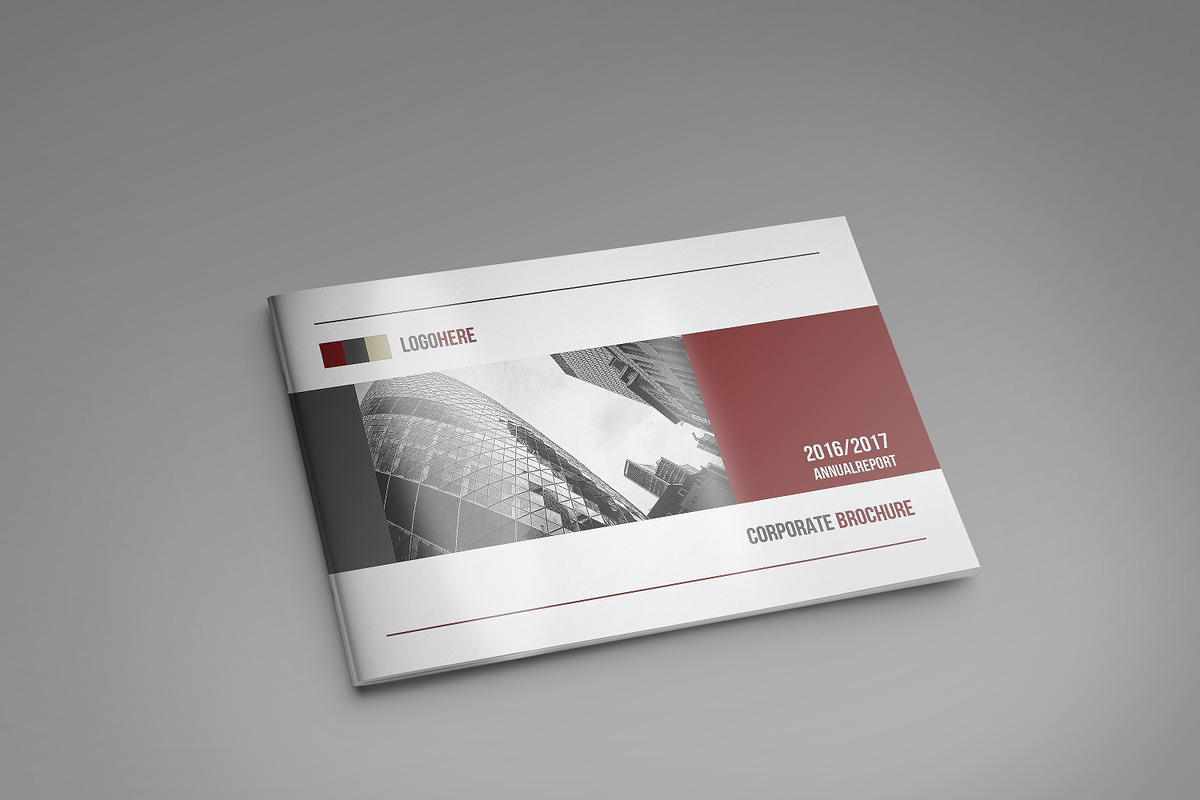 Annual Report A4 Landscape, a Brochure Template by Machel Design (Photo 1 of 5)