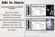 Editable Concert Ticket Template, an Invitation Template by YasdeyDesigns (Thumbnail 5 of 9)
