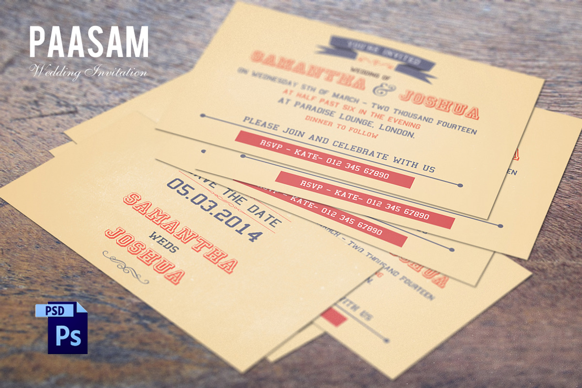 Paasam Wedding Invitation Template, an Invitation Template by Niram Factory (Photo 2 of 4)