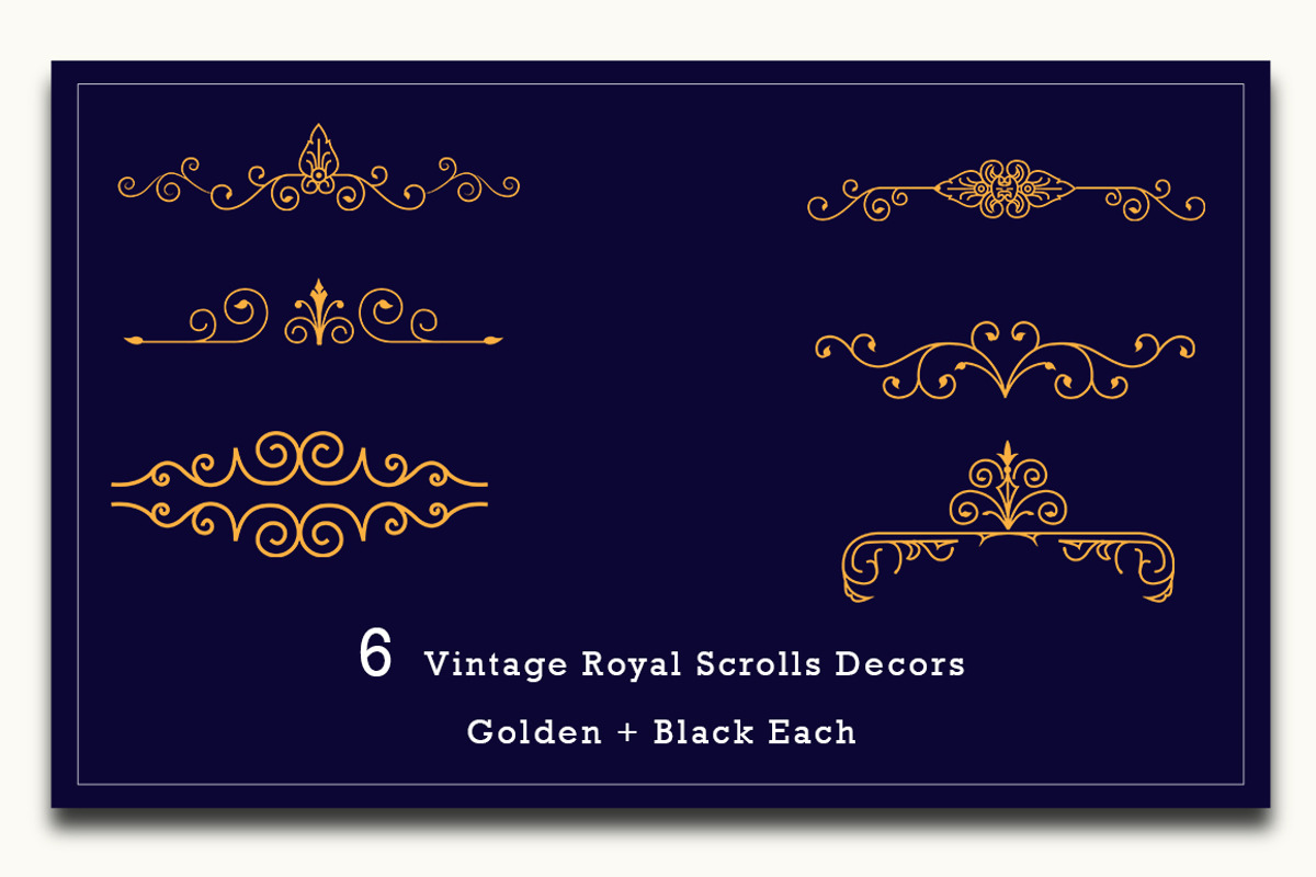 Vintage Antique Borders and Swirls, an Object Graphic by Design Unique (Photo 13 of 15)
