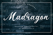 Madragon Modern Calligraphy Font, a Script Font by Basnistudio (Thumbnail 1 of 6)