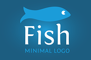 cute aquatic Fish Logo - eco&minimal, a Branding & Logo Template by Elibee (Thumbnail 1 of 3)