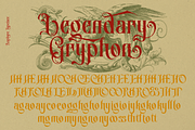 Zaphyre Antique Font, a Blackletter Font by TypeClassHeroes (Thumbnail 9 of 10)