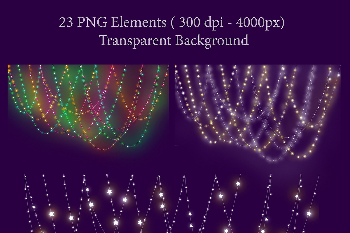 String Lights Pack, a Pattern Graphic by MixPixBox (Photo 7 of 14)