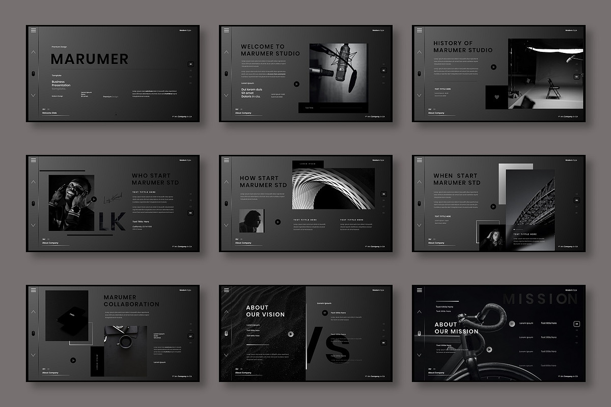 Marumer - Business PowerPoint, a Presentation Template by Dens Creative Studio (Photo 2 of 6)